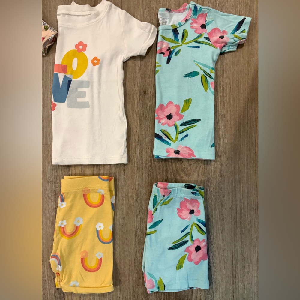 Girls 3T Summer Cotton Pajamas-Baby Gap, Old Navy, The Children’s Place PJs - Picture 3 of 3